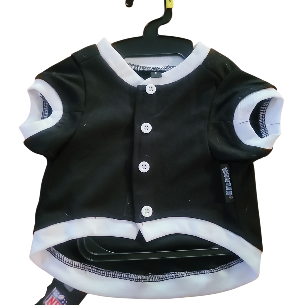 NFL Kids Black and White Jersey with Blue Logo - Picture 2 of 2
